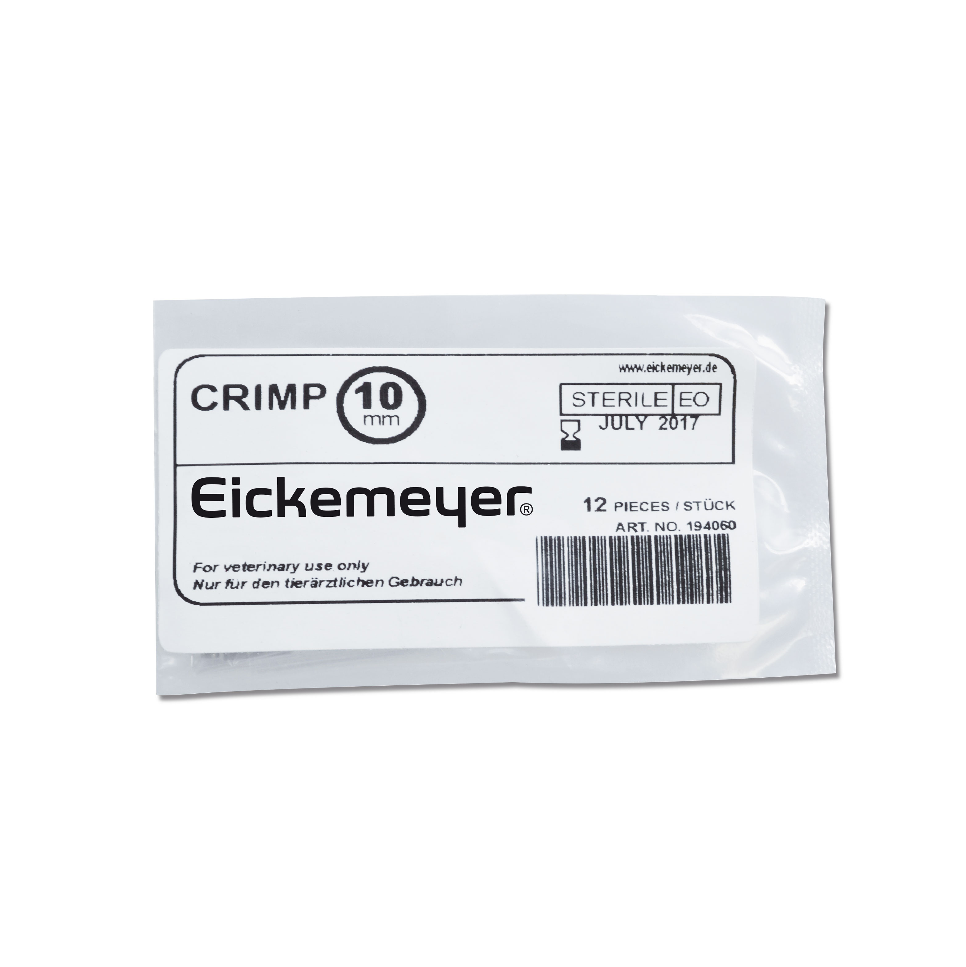 [DK]Sutur klemmer 10 mm